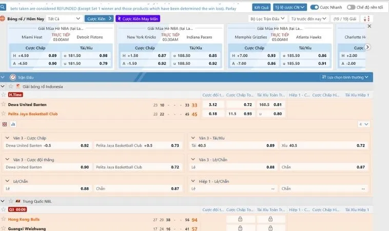 Cao Thủ Bật Mí Cách Tìm Hiểu Cá Cược Bóng Rổ 9Club Bất Bại 2 Giao diện cá cược kèo Bóng Rổ 9Club