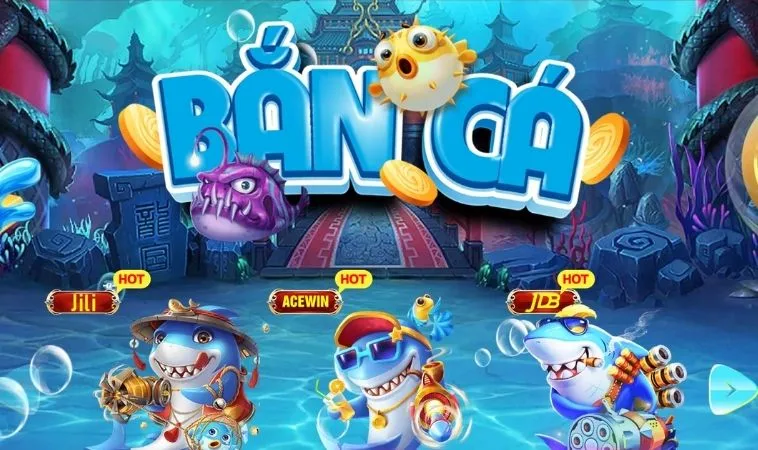 Sảnh bắn cá 9Club thiết kế đồ họa đẹp, ấn tượng