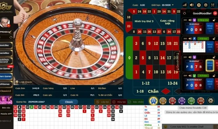 Bật Mí Cách Chơi Roulette Nhà Cái 9Club Thắng Lớn Mỗi Ngày 2 Giao diện cá cược Roulette Nhà Cái 9Club