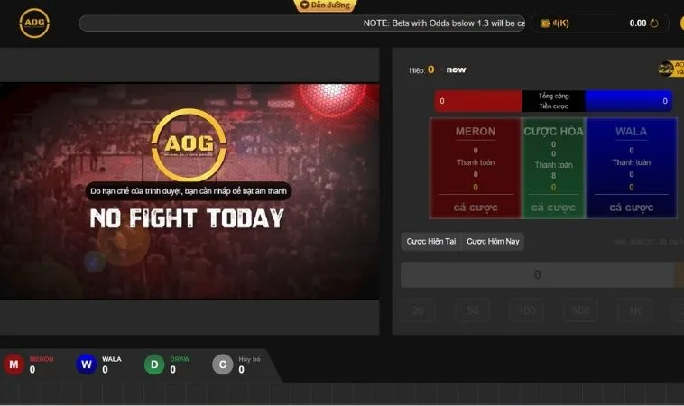 Giao diện cá cược đá gà 9Club