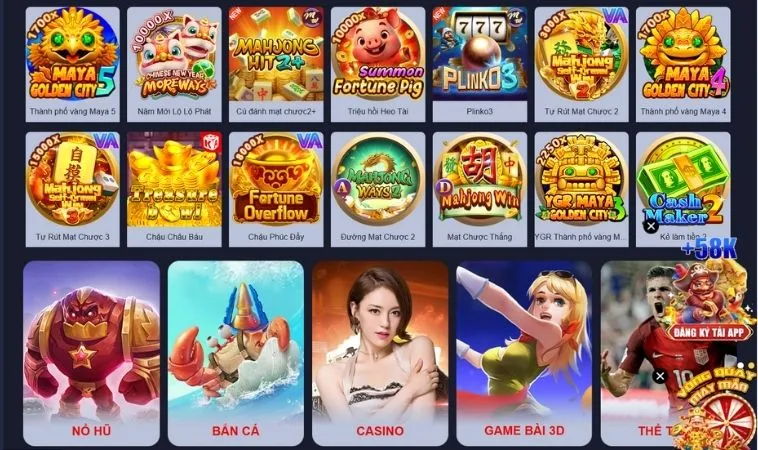 Nhà cái 9Club quy tụ nhiều trò chơi hấp dẫn để trải nghiệm